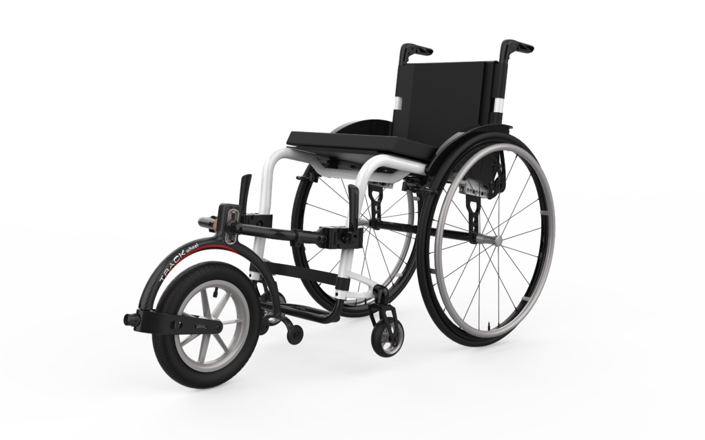 TRACK WHEEL Wheelchair Assist Attachment